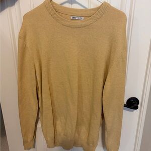 Zara Men's Tan Sweater